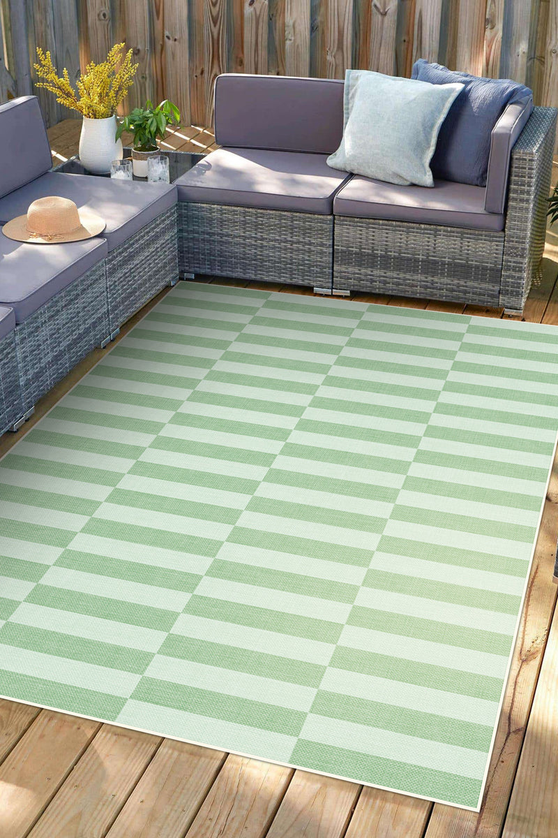 Outdoor Isla Lemon Rug: Fresh Geometric Design | Teppana – Teppana GmbH
